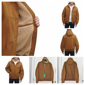 GH Bass Men’s Hooded Workwear Jacket BROWN‎